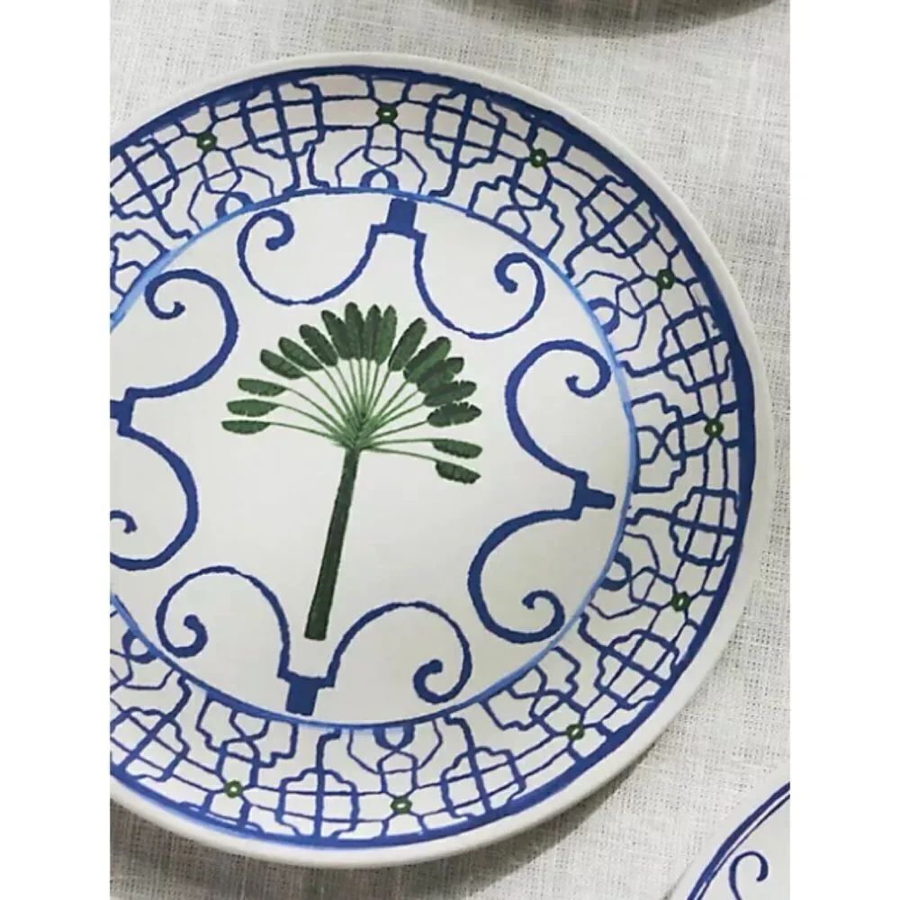 Anthropologie Sea Tile Melamine Side Plate / Just One/ Néw